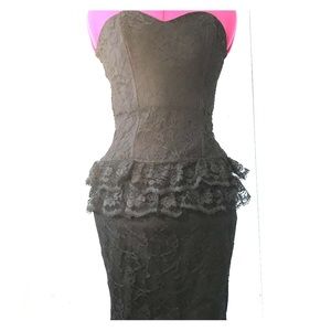 80s lace dress